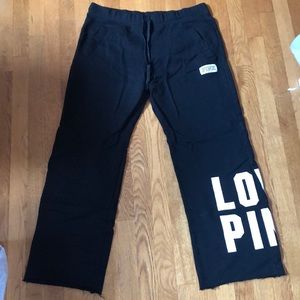 Black Victoria Secret PINK sweatpants